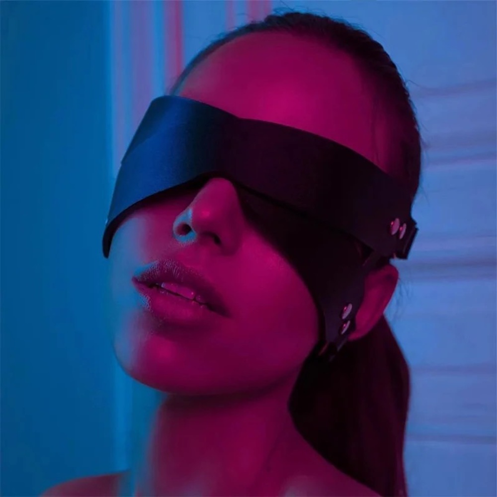 Blind Fold Kink Role Play Face Mask Sleep Padded Dominatrix Game